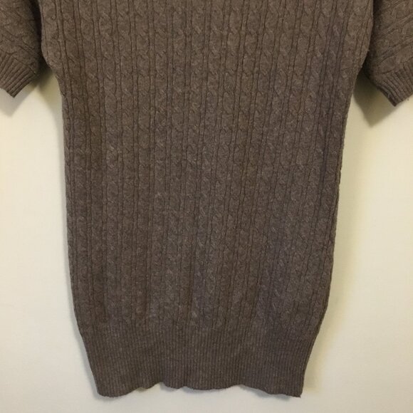 BCBGMaxAzria Wool Blend Short Sleeve Sweater Tee - Picture 6 of 14